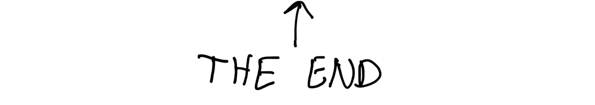 Un letreiro que di “The End”